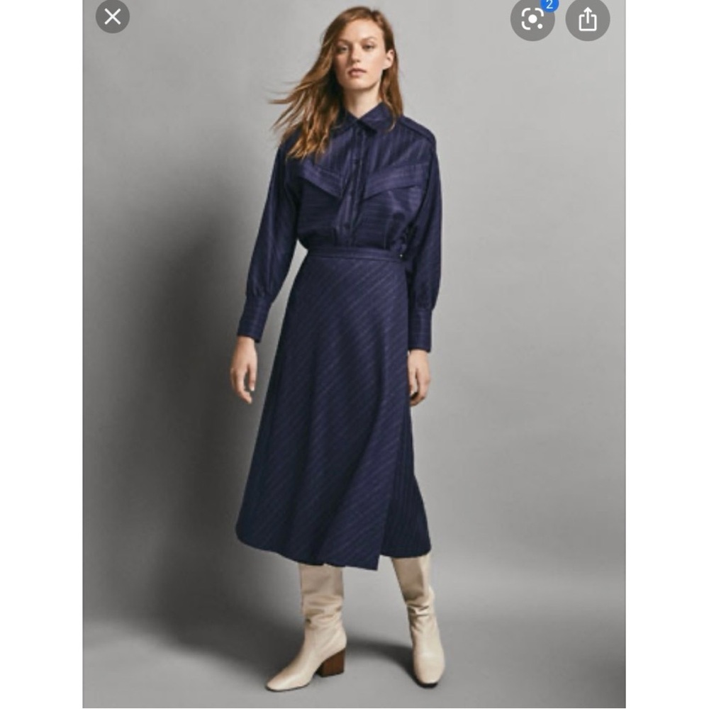 Elegant Navy Blue Dress